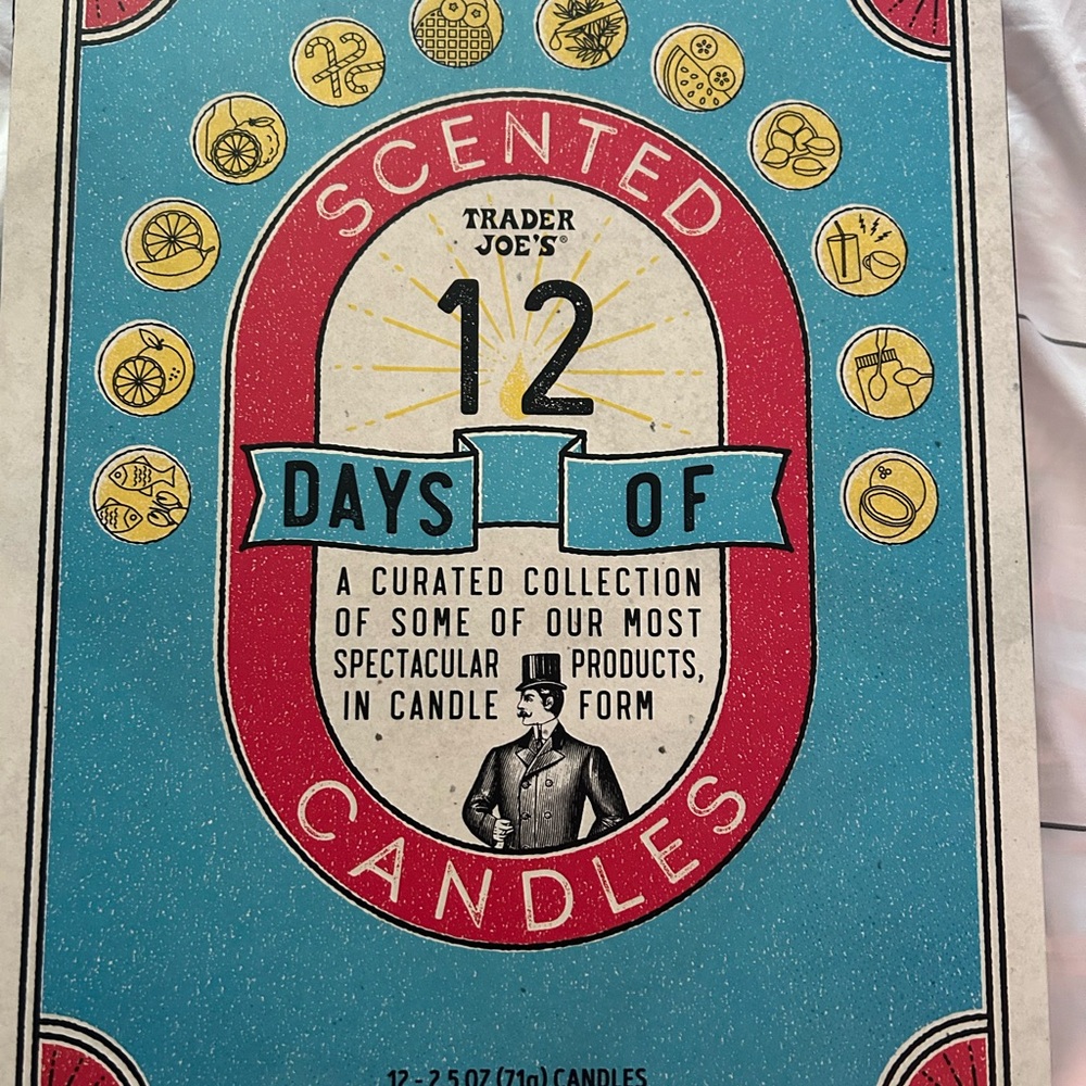 Trader Joe's 12 Days of Scented Candles - 2024 holiday collection